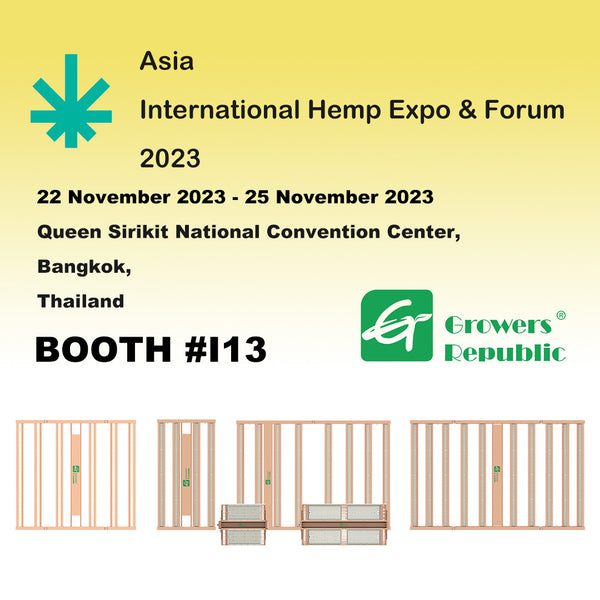 Growers Republic to showcase its latest LED grow lights and lighting solutions at Asia International Hemp Expo & Forum 2023
